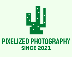 Modern Cactus Building  logo design