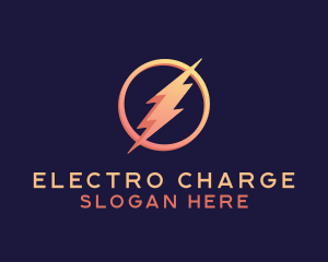 Electric Energy Bolt logo design