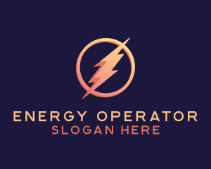 Electric Energy Bolt logo design