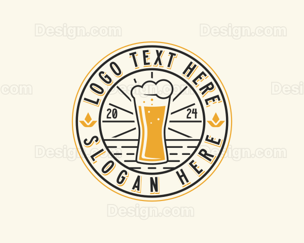 Brewery Beer Pub Logo