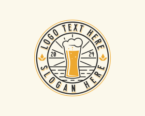 Brewery Beer Pub Logo