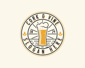 Brewery Beer Pub logo design