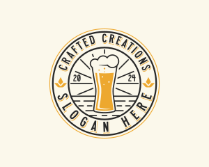 Brewery Beer Pub logo design