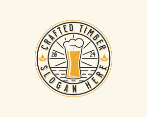 Brewery Beer Pub logo design