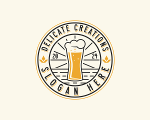 Brewery Beer Pub logo design