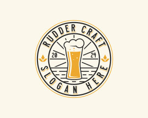 Brewery Beer Pub logo design