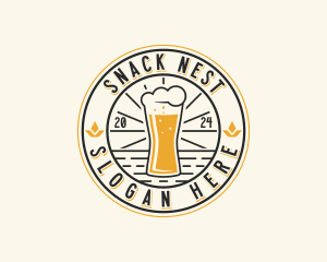 Brewery Beer Pub logo design