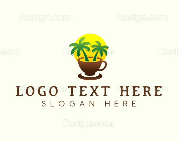 Tropical Coffee Resort Logo