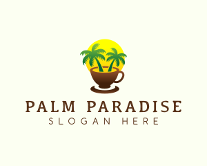 Palm Tree Beach Cafe  logo