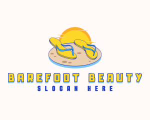 Tropical Beach Slippers logo