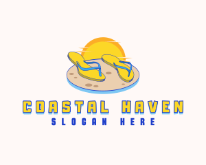 Tropical Beach Slippers logo