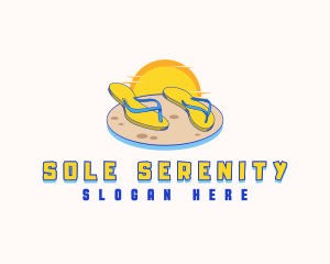 Tropical Beach Slippers logo