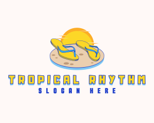 Tropical Beach Slippers logo