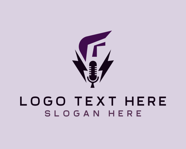 Vocalist logo example 1