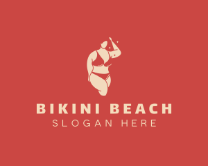 Bikini Lingerie Woman logo design