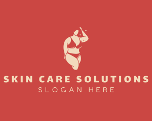 Bikini Lingerie Woman logo design