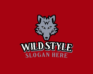 Wild Wolf Gamer logo design