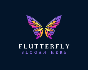 Butterfly Stained Glass Wing logo