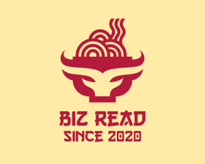 Beef Noodle Soup Bowl logo design