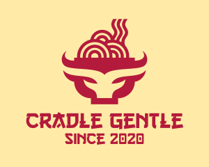 Beef Noodle Soup Bowl logo design