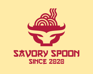 Beef Noodle Soup Bowl logo