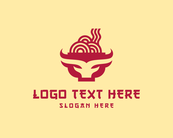 Beef Noodle Soup Bowl logo