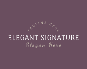 Elegant Feminine Business logo design