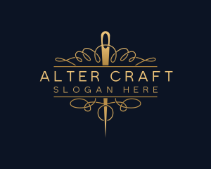 Craft Needle Thread logo design