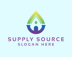 Home Water Supply logo design