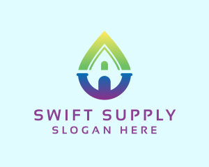 Home Water Supply logo design