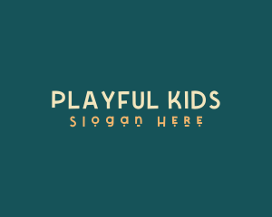 Playful Toddler Clothing logo design