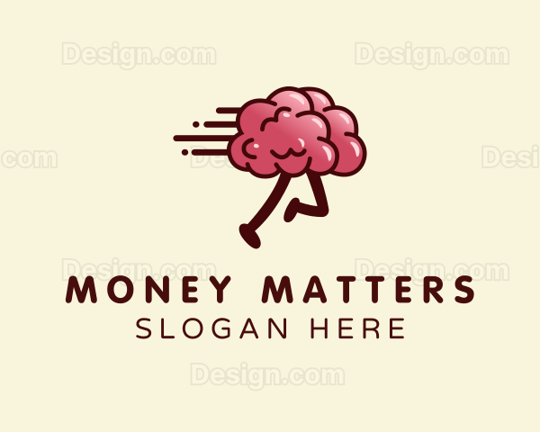 Running Brain Idea Logo