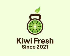 Kiwi Kettle Bell  logo design