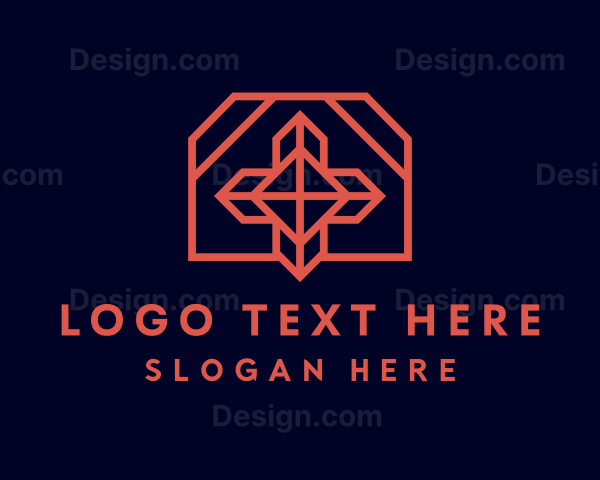 Geometric Chapel Cross Logo