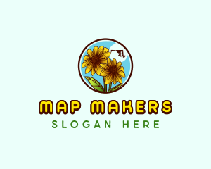 Maryland Floral Flower logo design