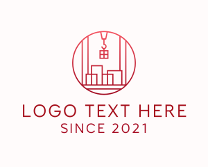 Cargo Freight Shipping Container logo