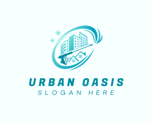 Urban City Pressure Cleaning logo design