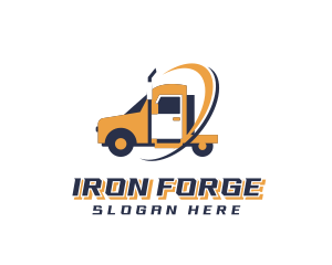 Freight Truck Logistics logo design