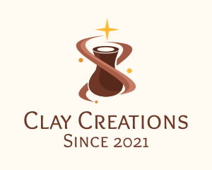 Magical Clay Pottery logo design