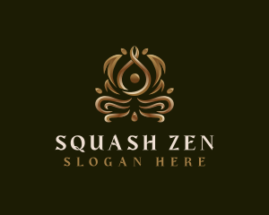 Holistic Yoga Zen logo design