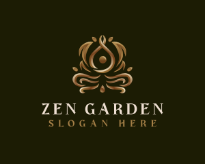 Holistic Yoga Zen logo design