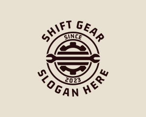 Gear Wrench Mechanic logo design