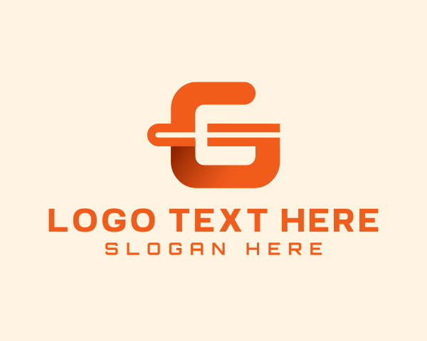 Text logo example 3