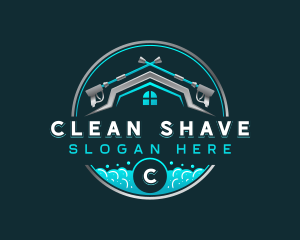 Home Cleaning Power Washer logo design