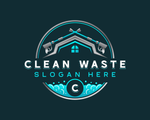 Home Cleaning Power Washer logo design