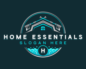 Home Cleaning Power Washer logo design