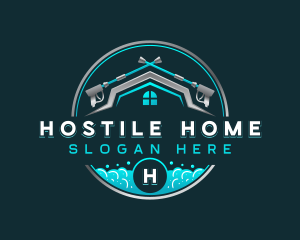 Home Cleaning Power Washer logo design