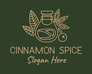 Vegan Spice Jar logo design