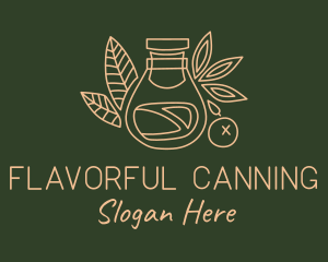 Vegan Spice Jar logo design