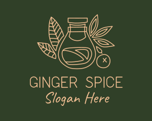 Vegan Spice Jar logo design